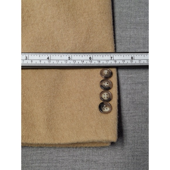 Botany 500 Camel Hair Blazer Mens 48R Long Tan 2 Button Notch Lapel USA - Picture 4 of 11